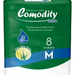 PAÑAL ADULTO COMODITY BASIC 8 UND TALLA M