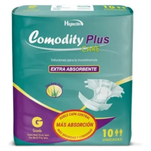 PAÑAL ADULTO COMODITY PLUS 10 UND TALLA G