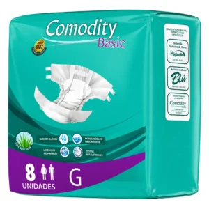 PAÑAL ADULTO COMODITY BASIC 8 UND TALLA G