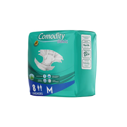 PAÑAL ADULTO COMODITY BASIC 8 UND TALLA M - Imagen 4