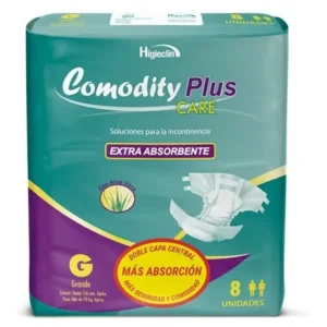 PAÑAL ADULTO COMODITY PLUS 8 UND TALLA G