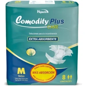 PAÑAL ADULTO COMODITY PLUS 8 UND TALLA M